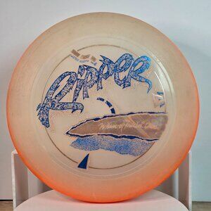 Ripper Wham-O Frisbee Disc Orange/Blue Graphic